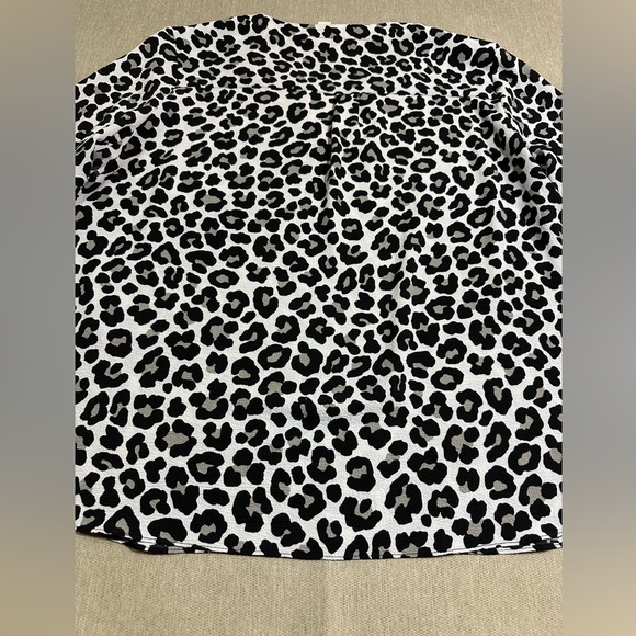 Michael Kors Leopard Print Blouse SIZE XLarge - Picture 6 of 7